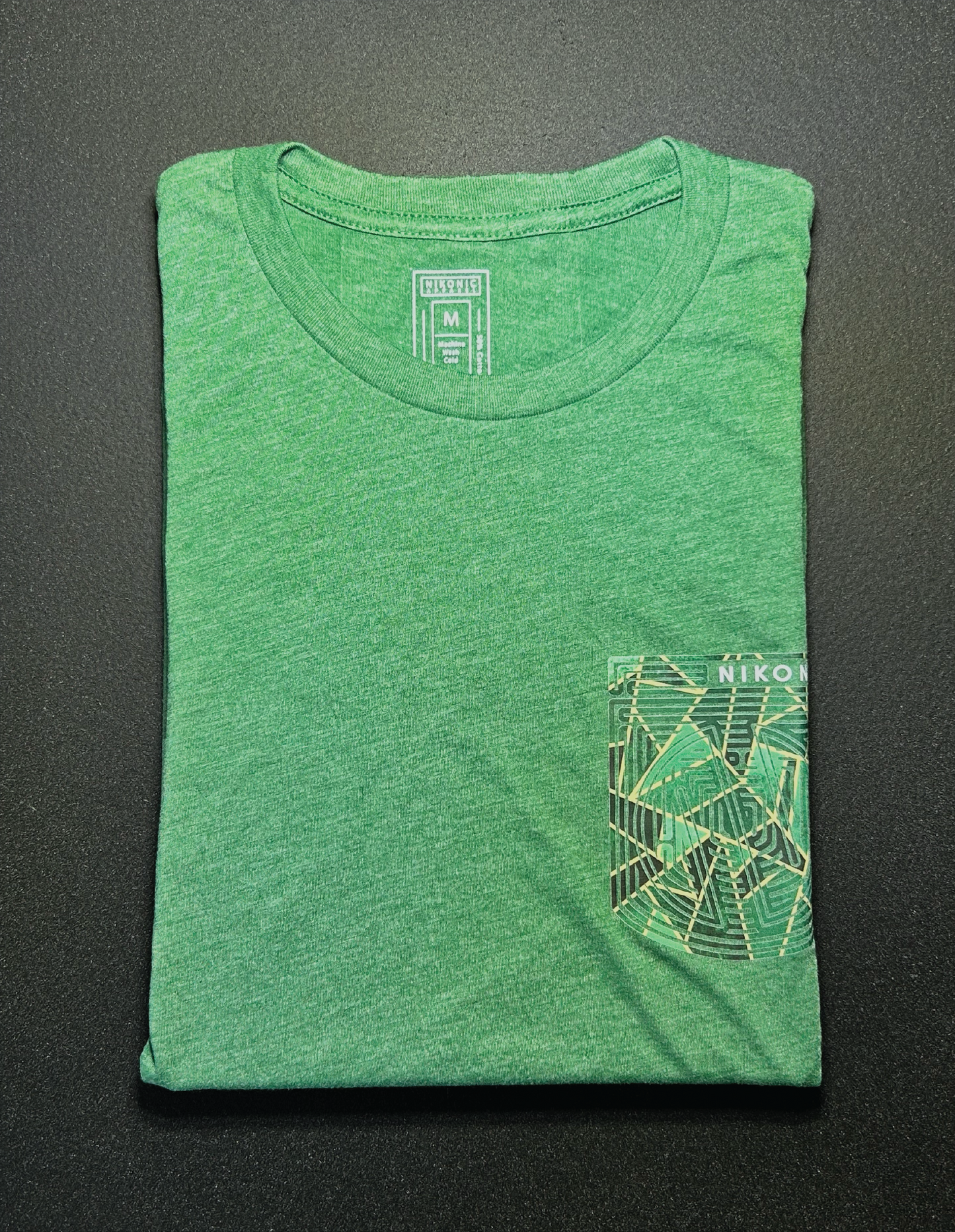 Nikonic Tee - Series No 2 Green and Gold