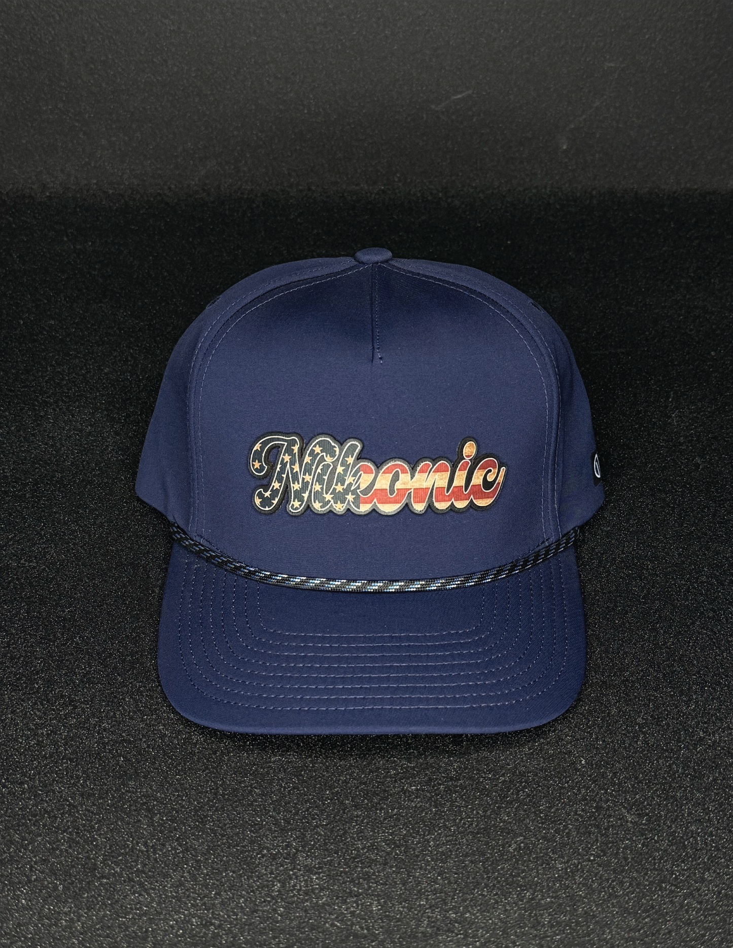 Nikonic RedWhiteBlue - Classic 5 Panel Perforated Snapback