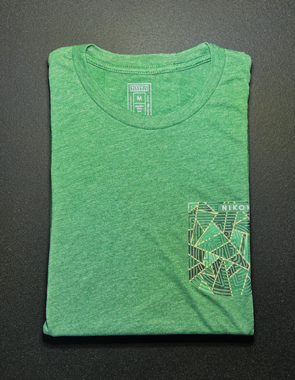 Nikonic Tee - Series No 2 Green and Gold