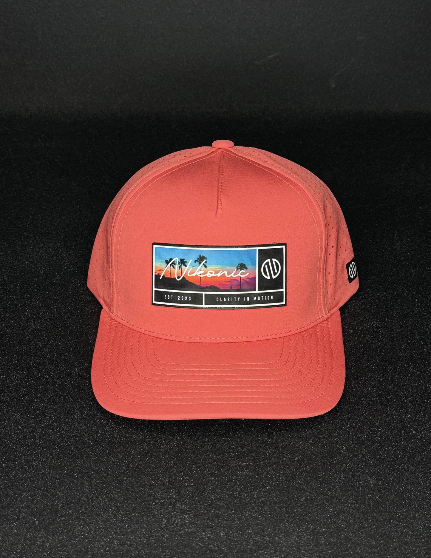 Nikonic Island Sunset - Classic 5 Panel Perforated Snapback